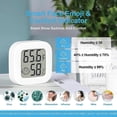 thumbnail image 5 of Indoor Thermometer 2Pack, Humidity Gauge Meter Digital Hygrometer Room Thermometer, 5 of 5
