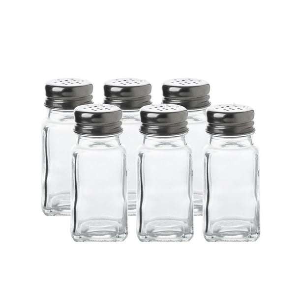 Glass Salt and Pepper Shaker Set6pcs Pack