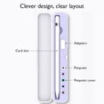 thumbnail image 2 of Caja de almacenamiento de lápices Funda portátil para Apple Pencil Holder Case (Verde), 2 of 6