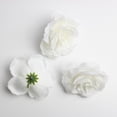 thumbnail image 3 of 10 Uds flores de Seda artificial cabezas de rosas Sunnimix para decoración Marfil 7 cm, 3 of 8