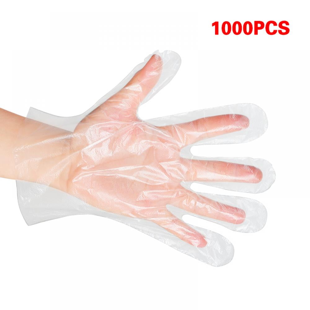 100pcs-1000pcs Food Plastic Gloves Disposable Gloves for Restaurant Kitchen BBQ 