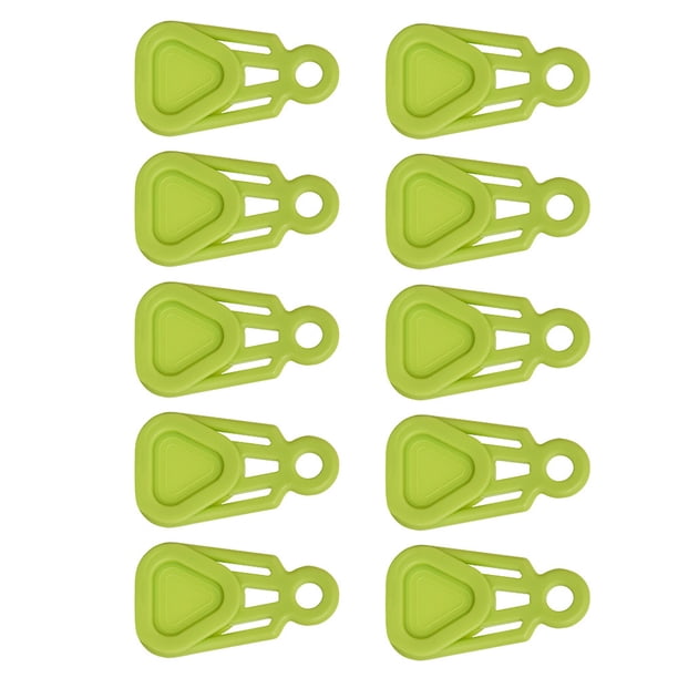 Eigraketly 10 piezas Clips de lona Impermeable Urgente Broche con hebilla en Artículos deportivos reutilizables Toldo Accesorios para senderismo al Type2 NO2 Eigraketly OD020016-02