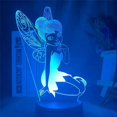 thumbnail image 4 of Fairy Tinkerbell Figure 3d Visual Light Led Night Light Princess Tinker Bell Home Decoration Color Changing Illusion Table Lamp Wigslar-SinKeeU, 4 of 4