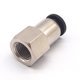 thumbnail image 1 of 1 pieza hilo americano neumático conector rápido pulgada conector de manguera PCF Conector de enchufe rápido neumático NPT1 / 8 1/4 3/8 1/2, 1 of 7