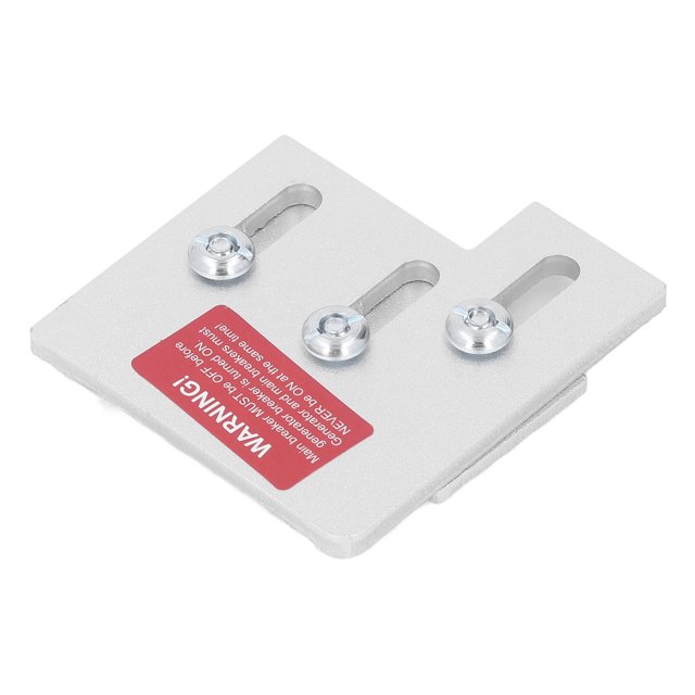 Kit de enclavamiento del generador SD200A placa de enclavamiento del generador biselado Aleación de aluminio gruesa completa Durable Energía directa segura Resistente a la