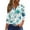 Light Blue, variant on Christmas Shirts for Women V Neck T Shirts for Women 3/4 Length Sleeve Xmas Tree Snowflake Print Henley Shirts Dressy Casual Blouse Plus Size Tops Elbow Sleeve Blouses