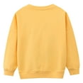 thumbnail image 3 of HILEELANG Toddle Girl Sweatshirts Yellow Rabbit Halloween Cotton Casual Ruffle Autumn Warm Long Sleeve Tops Sweater Outfits 2T, 3 of 4