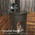 thumbnail image 2 of Log  Fan, Quiet Operation Half Moon Pattern Stove Fan  For Indoor, 2 of 7