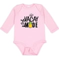 thumbnail image 3 of Inktastic Vacay Mode with Palm Trees Sun and Pineapple Boys or Girls Long Sleeve Baby Bodysuit, 3 of 5