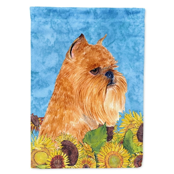Brussels Griffon Flag Canvas House Size