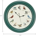 thumbnail image 2 of Mark Feldstein, The Original Singing Bird Clock, 10.7 Inch, Green, 2 of 7