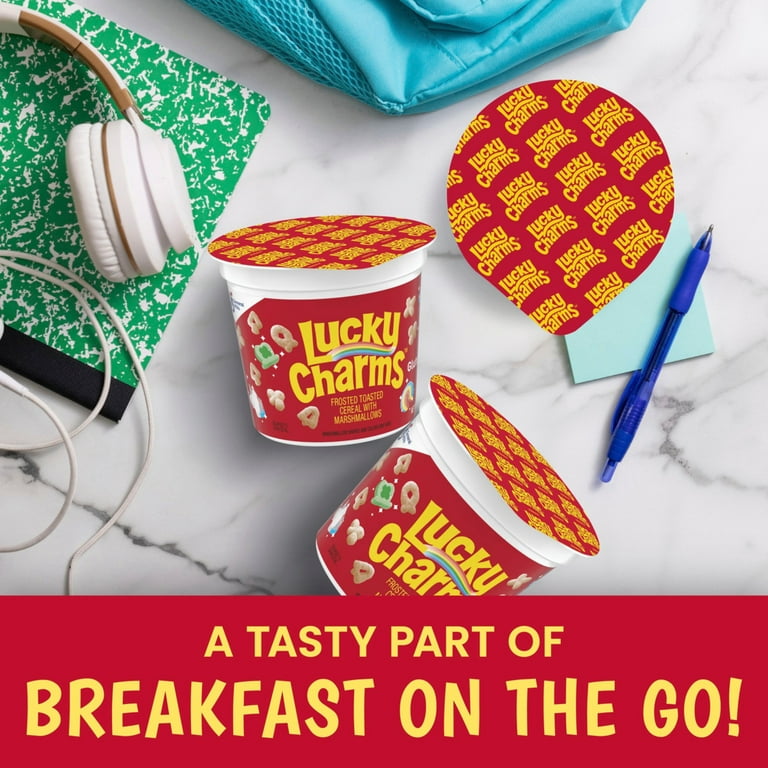 General Mills Lucky Charms Gluten Free, Frosted Cereal with