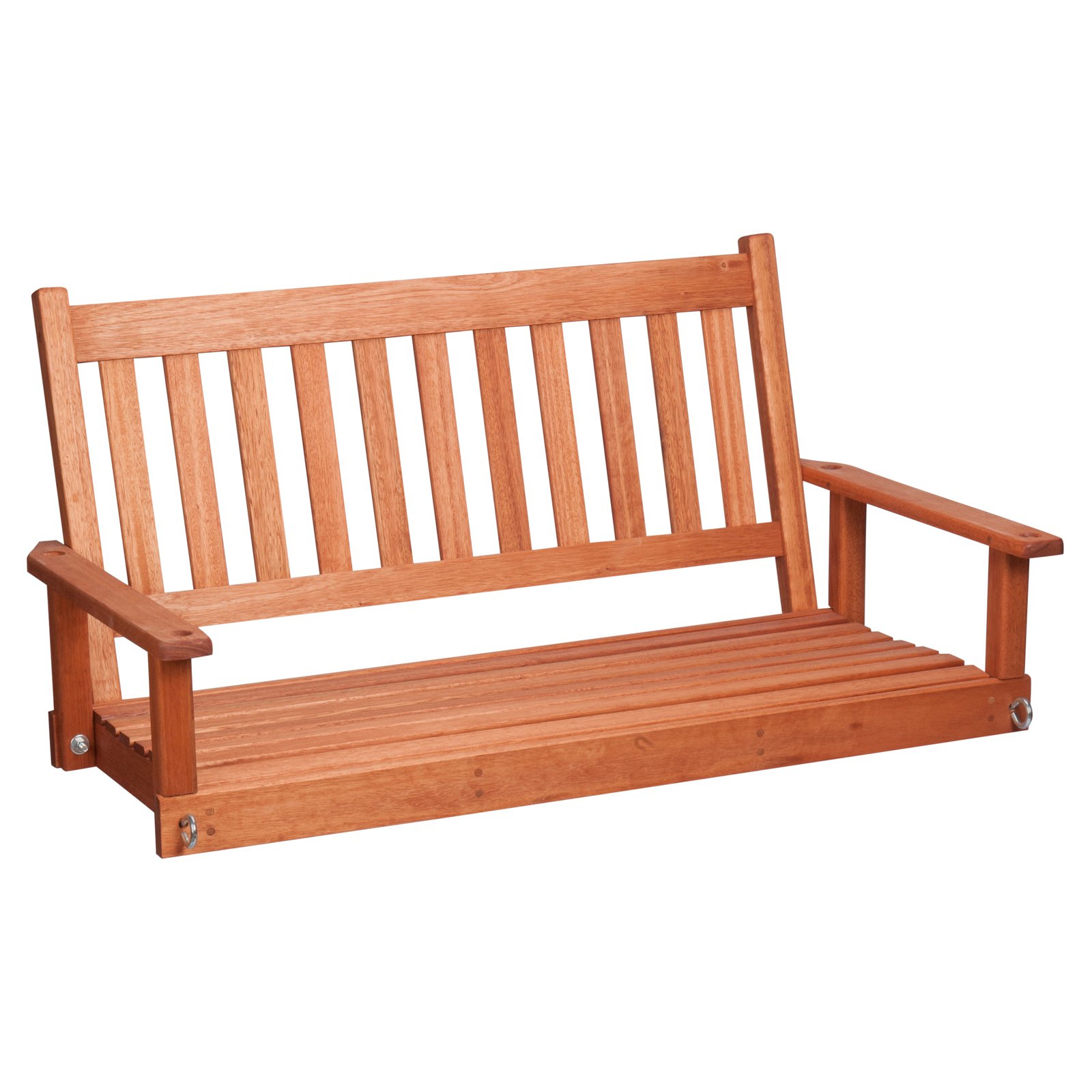 Hinkle Chair Company Red Grandis Straight Back Porch Swing