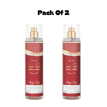 Sabrina Carpenter Cherry Baby Eau De Parfum Discount Sabrina Carpenter Cherry Baby Body Spray For Women, 8Oz (Pack Of 2)
