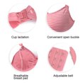 thumbnail image 4 of Ropa Interior De Mujer, Sujetador De Lactancia Con Patrón De Rayas Conveniente, Sujetador De Lactancia Antiflacidez, Ropa Interior De Mujer Inalámbrica, Embarazo Para Mujer ANGGREK Otros, 4 of 8