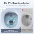 thumbnail image 4 of HOROW T39 Luxury Smart Bidet Toilet, Elongated ADA Height with Anti-Splatter Foam Shield, Heated Seat & Instant Warm Water, Smart Display, Night Light for Bathroom Remodel, 4 of 19