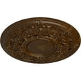 thumbnail image 3 of 32 3/4"OD x 2 1/2"P Jackson Ceiling Medallion (Fits Canopies up to 13 1/2"), Hand-Painted Root Beer Crackle, 3 of 6