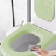 thumbnail image 4 of Xihbxyly Ofertas de 1 Dolar Asiento de Inodoro de Eva Asiento de Inodoro Doméstico Asiento de Anillo Funda de Asiento Impermeable Ligera para Asiento de Inodoro con Asa para Diferentes Estaciones, 4 of 6