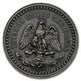 thumbnail image 2 of 2021 2 oz Mexico 50 Pesos 100th Anniversary Silver Medal Antiqued, 2 of 4