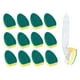thumbnail image 1 of Cepillo para fregar varita de utensilios de cocina + 12 esponjas de repuesto para limpieza de de fregadero, 1 of 9