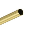thumbnail image 4 of Uxcell 15mm OD 0.5mm Wall Thickness 200mm Length Brass Round Tube 2 Pack, 4 of 5
