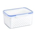 thumbnail image 1 of EGNMCR Storage Bins, Storage Containers 4 In 1 Food Storage Container Produce Containers For Fridge Household Transparent Plastic Food Storage Box-Including Basket Refrigerator Freshness, 1 of 5