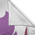 thumbnail image 3 of Ambesonne Alien Kitchen Curtains, Monster Silly Face Cartoon, 55"x45", White Purple, 3 of 3