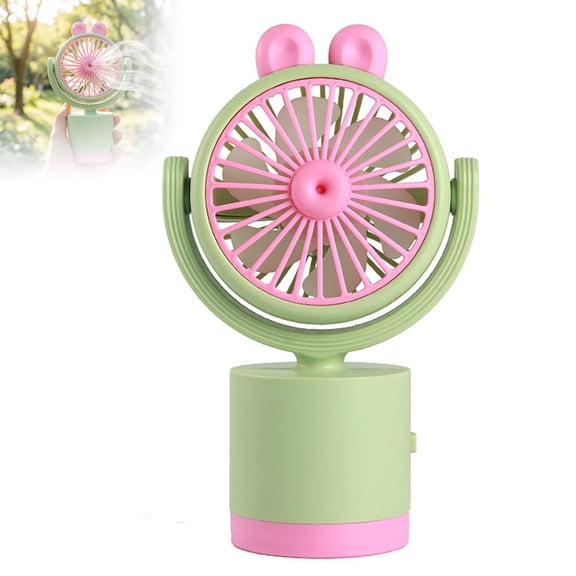 Portable USB Rechargeable Desk Fan with Flexible Gooseneck Quiet Motor for Home Computer Personal Cooling Lightweight Travel Design