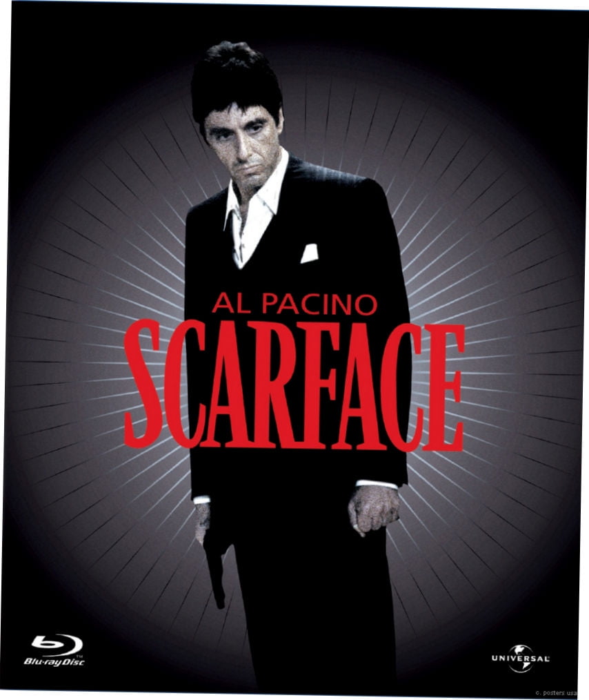 Scarface Movie Movie Poster Metal Print 12 X16 Large Art Print On Metal 12x16 Walmart Com