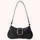 thumbnail image 5 of Bolso de hombro elegante para mujer Bolso de mano clásico retro resistente a los arañazos (negro), 5 of 5