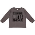 thumbnail image 3 of Inktastic Straight Outta Time out Boys or Girls Long Sleeve Toddler T-Shirt, 3 of 5