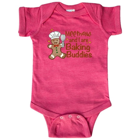 

Inktastic Meemaw And I Are Baking Buddies Gift Baby Boy or Baby Girl Bodysuit