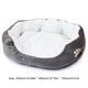 thumbnail image 3 of Cojín para dormir de felpa para todas las estaciones, cama suave y rellena para perros y gatos, lavable para perros y gatos, 3 of 5
