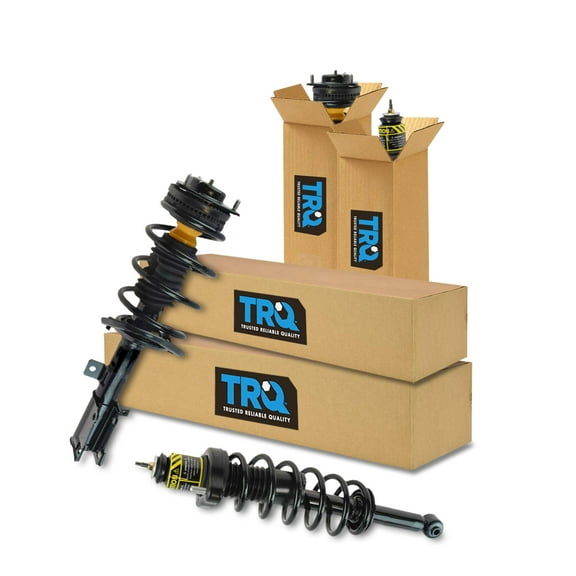 TRQ Shock Strut Spring Assembly Front Rear Kit Set of 4 for Sebring Avenger 200 SCA57228