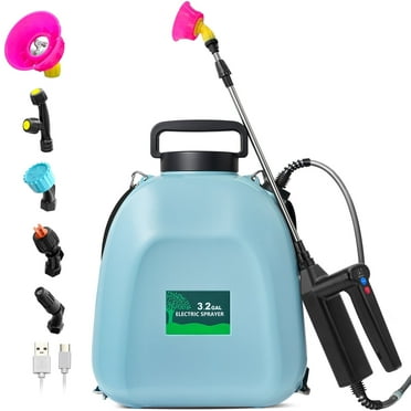 SYLMAX 3 Gallon Battery Powered Backpack Sprayer for Garden Yard Lawn