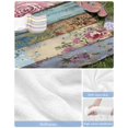 thumbnail image 6 of Vintage Flower Beach Towels Oversized Super Absorbent, Retro Botanical Floral Wooden Lightweight Bath Towel Quick Dry Sets For Bathroom/Pool/Rv Camping/Beach Play/Gym Room/Picnic 31"x62", 6 of 8