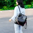 thumbnail image 3 of Mochila Los Misterios LMB10006 color negro diseño lisa 16L, 3 of 4