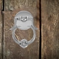 thumbnail image 4 of LOLIPPYY 1Set Stylish European Silver Door Knocker Replacement Kit Clear Sound Front Door Handle, 4 of 8