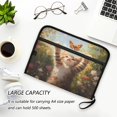 thumbnail image 6 of DIXRUYEE Organ Folders Expanding Folder with Color Label 13 Pocket Cat Catch Butterfly Painting Printed, 6 of 7