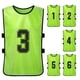 thumbnail image 4 of 6 PCS Adults Soccer Pinnies Quick Drying Football Team Jerseys Youth Sports Scrimmage Soccer Team Training Numbered Bibs Practice Sports Vest, 4 of 5