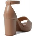 thumbnail image 3 of Naturalizer Womens Pearlyn Platform Sandal Taupe Leather 6.5W, 3 of 4