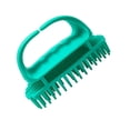 thumbnail image 1 of Cateissary Cepillo de pelo cepillo de de silicona cepillo portátil para el cuero cabelludo con Mango antideslizante Juegos de accesorios de baño Azul, 1 of 6