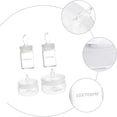 thumbnail image 4 of Chemical Weighing Bottle Set 4pcs Sealing Glass Bottles Laboratory Weighing Jars, 4 of 5