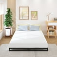 thumbnail image 5 of Lutown-Teen 5 inch Bed Frame Queen Size Heavy Duty Steel Slat Support Metal Platform Queen Bed Frame No Box Spring Needed, Easy Assembly, Black, 5 of 6
