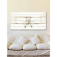 thumbnail image 5 of Marmont Hill 'Bi-Plane' Painting Print on White Wood, 5 of 7