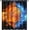 Boys Basketball Sports Theme, variant on Sports Theme Basketball Blackout Curtains for Bedroom,Cool Basketball Court Grommet Thermal Insulated Room Darkening Curtains Window Treatments 2 Panels 45L x 21W