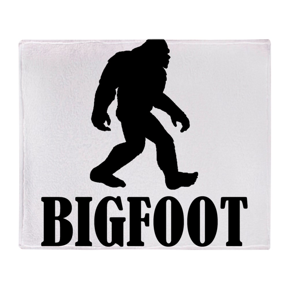 CafePress Bigfoot Soft Fleece Throw Blanket, 50"x60" Stadium Blanket