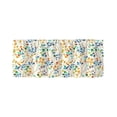 thumbnail image 2 of Aoznliie Valance, Colorful Leaves Washable Light Filtering Valance Curtain for Kitchen Window, 54x18 inch 1 Panel Rod Pocket Curtain for Dining Room, 2 of 7