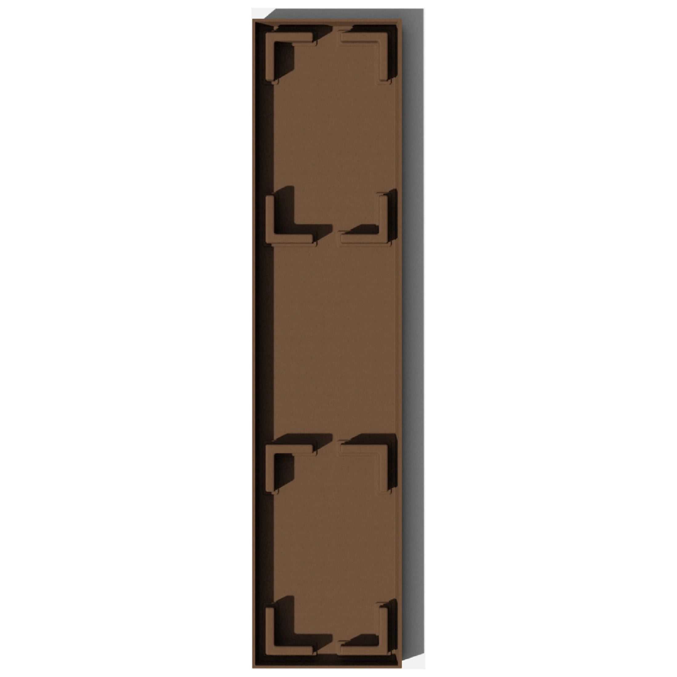 Veradek Pure Series Midori 31" Plastic Planter Tray - Espresso