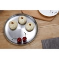 thumbnail image 4 of Bandeja de Servicio de Comida Baoblaze Acero inoxidable Dorado 23cm, 4 of 8